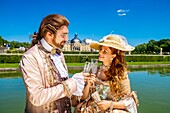 France,Seine et Marne,Maincy,the castle of Vaux-le-Vicomte,15th Grand Siecle Day : costume day of the 17th century