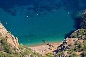 Frankreich,Corse du Sud,Golf von Porto,Capo Rosso,Anse de Ficajola