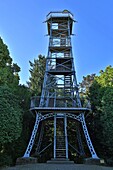 France,Haut Rhin,Mulhouse,Rebberg Hill,The Belvedere Tower is a metal tower built in 1898,about twenty meters high,located on the heights of Mulhouse