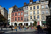 Frankreich,Seine Maritime,Rouen,Place de la Pucelle zu Ehren der nicht weit davon lebendig verbrannten Jeanne d'Arc