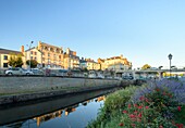 Frankreich,Ille et Vilaine,Redon,der Kanal von Nantes nach Brest durchquert die Stadt