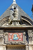 France,Meurthe et Moselle,Nancy,Art Nouveau facade in Victor Hugo street