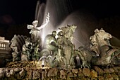 France,Gironde,Bordeaux,area classified World Heritage,Quinconces district,Quinconces square and the Monument of the Girondins