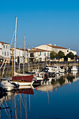 France,Harbour at Saint Martin-de-Re on Ile de Re,Poitou-Charentes