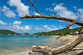 Karibik,Grenada,Grenadinen,Blick auf die Tyrrel Bay,Insel Carriacou
