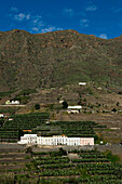 Spain,Canary Islands,Island of La Gomera,View of village,Hermigua