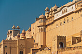 India,Rajasthan,View of Amber Fort,Jaipur