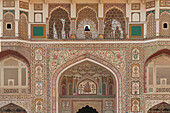 Indien,Rajasthan,Amber Fort,Jaipur,Ganesh Pole (Ganesh Tor)