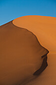 Morocco,Sand dune near Merzouga in Sahara Desert,Erg Chebbi area
