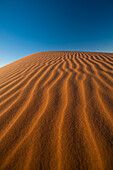 Marokko,Detail einer Sanddüne im Erg Chebbi Gebiet, Sahara Wüste bei Merzouga