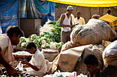 Gemüsemarkt, Chaudi-Markt, Chaudi, Goa, Indien.