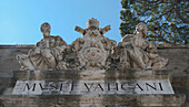 Italy,Entrance Statue At Vatican,Rome