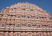 Hawa Mahal City Palace,Jaipur's markantestes Wahrzeichen,Jaipur,Rajasthan State,Indien.