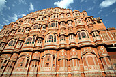 Hawa Mahal City Palace,Jaipur's most distinctive landmark,Jaipur,Rajasthan State,India.
