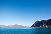 Denmark,Greenland,Views up fjord,Nuuk