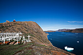 Dänemark,Grönland,Traditioneller Friedhof,Upernarvik