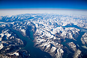 Denmark,Aerial view of icecap,Greenland