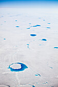 Denmark,Aerial view of icecap,Greenland