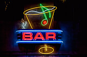 USA,Tennessee,Neonlichter in der Beale Street,Memphis