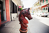 USA,Louisiana,French Quarter,New Orleans,Detail eines verschnörkelten Straßenhydranten