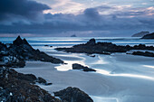 Sonnenuntergang an der Saint Finan's Bay, Halbinsel Iveragh, Grafschaft Kerry, Irland, UK