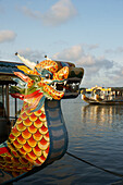Vietnam,Hue,Dragon Boat Detail,Perfume River