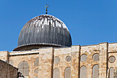 Israel,Misttor,Jerusalem,2013,10. Januar,Schnee auf der Kuppel