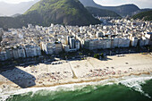 Brazil,Aerial view of coastline,Rio de Janeiro