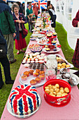 Cakes For Village Celebration Of Queen's Diamond Jubilee,Great Wilbraham,Cambridgeshire,United Kingdom