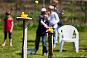 Kids Playing Traditional Games,Great Chart,Kent,England,Uk
