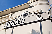Rodeo Drive Straßenschild,Los Angeles,Kalifornien,USA