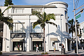Street View With Fashionable Clothing Store,California,Usa
