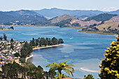 Elevated View Of Sea,New Zealand