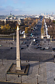 Champs Elysees And Place De La Concorde,Paris,France