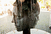 Sculpture Of A Head With Two Faces,Bernkastel-Kues,Rhineland-Palatinate,Germany