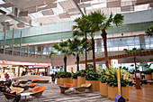 Das Innere eines Flughafenterminals, Singapur