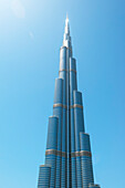 Detail des Burj Khalifa, Dubai, Vereinigte Arabische Emirate