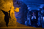 Salzkathedrale von Zipaquira, eine unterirdische römisch-katholische Kirche in den Tunneln eines Salzbergwerks, Zipaquira, Cundinamarca, Kolumbien