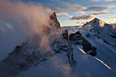 Alpen in der Nähe des Matterhorns,Zermatt,Schweiz