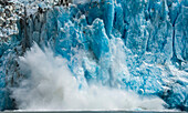 Kalbender Dawes-Gletscher am Ende des Endicott-Arms, Fords Terror Wilderness area, The Inside Passage, Alaska, Vereinigte Staaten von Amerika