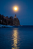 Split Rock Lighthouse südwestlich von Silver Bay, an der Nordküste des Lake Superior, Silver Bay, Minnesota, Vereinigte Staaten von Amerika