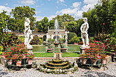 Gärten des Palazzo Pfanner, Lucca, Toskana, Italien