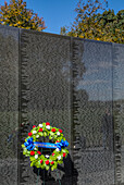 Wreath,Vietnam Veterans Memorial,Washington D.C.,United States of America