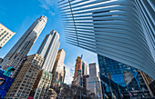 The Oculus at the World Trade Center Transportation Hub,by Santiago Calatrava,New York City,New York,United States of America