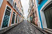 Straßenszene in Pelourinho, Salvador, Bahia, Brasilien