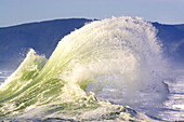 Mächtig brechende Wellen am Cape Kiwanda,Oregon,Vereinigte Staaten von Amerika