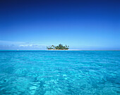 Kleine tropische Insel im Südpazifik, Französisch-Polynesien