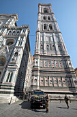 Giottos Glockenturm, Piazza del Duomo, Florenz, Italien, Florenz, Toskana, Italien