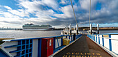 Dramatic clouds over the South Shields Ferry Landing,South Shields,Tyne and Wear,England