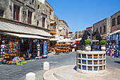 Evreon Martyron Platz,Altstadt von Rhodos,Griechenland,Rhodos,Dodekanes,Griechenland